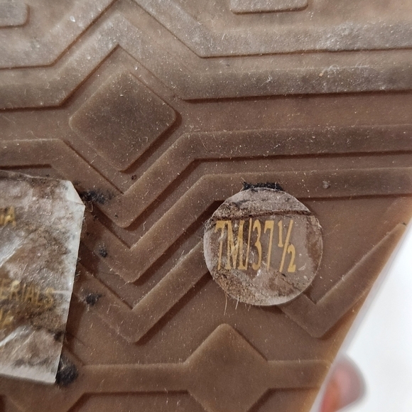 Lucky Brand Leather Cognac Strappy Sandals 7M - Picture 8 of 10